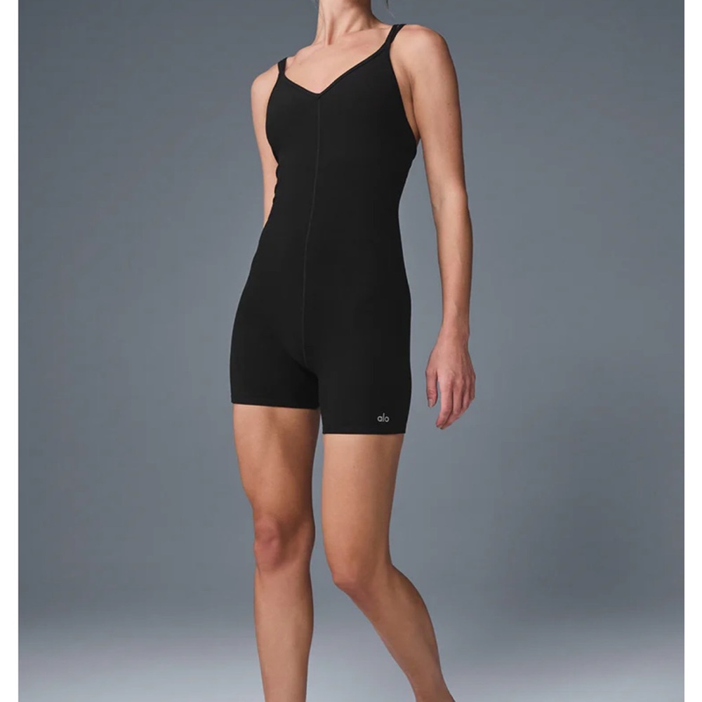 ALO Yoga Women's Black Bodysuit